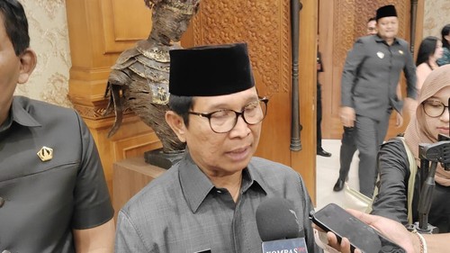 Bupati Badung, I Wayan Adi Arnawa, saat ditemui wartawan di Puspem Badung, Senin (29/9/2025). (Agus Eka/detikBali)