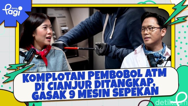Video: Komplotan Pembobol ATM di Cianjur Ditangkap, Gasak 9 Mesin Sepekan