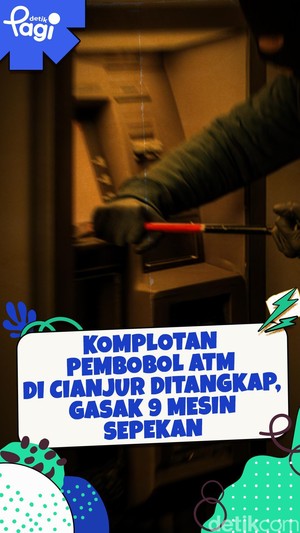 Video: Komplotan Pembobol ATM di Cianjur Ditangkap, Gasak 9 Mesin Sepekan