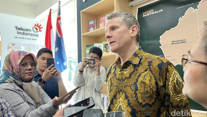 Dubes Australia, Roderick Brazier pererat hubungan Australia-Indonesia di Sumbar, Senin (29/9/2025). (Aisyah Luthfi/detikSumut)