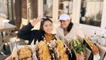 Enzy Storia Kulineran Bareng Bestie, Minum Matcha hingga Piknik Seru