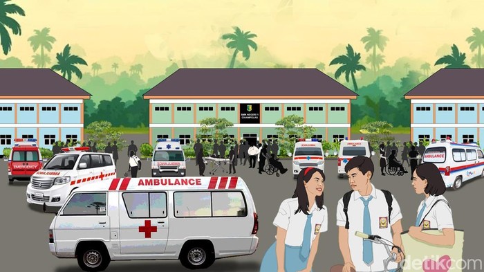 Ilustrasi Kejadian Luar Biasa Keracunan Makanan Bergizi Gratis