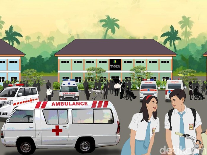 Ilustrasi Kejadian Luar Biasa Keracunan Makanan Bergizi Gratis