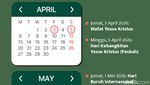 Jadwal Libur Idul Fitri 2026 dan Long Weekend