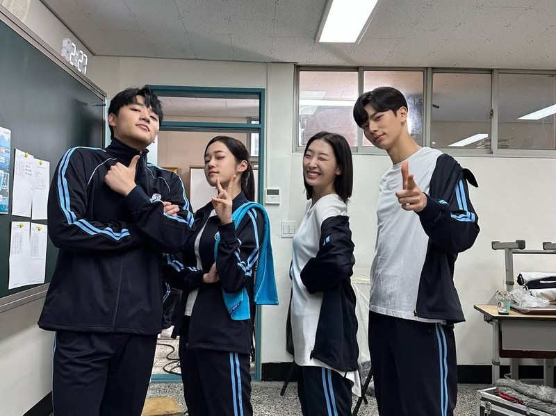 Kebersamaan Ryu Da-in dan Lee Chae-min. (Instagram @rxudain)