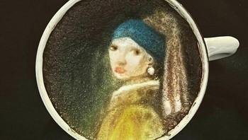 Lukisan Girl with a Pearl Earring. Foto: baristanbrian via Bored Panda