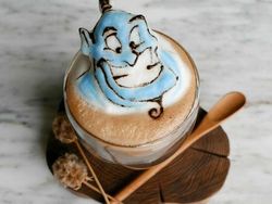 Foto Kumpulan Latte Art Terbaik, Ini Sih Nggak Tega Minumnya