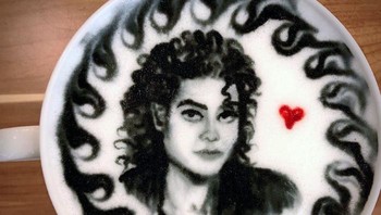 Michael Jackson. Foto: barbarista_art via Bored Panda