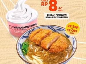 Marugame Udon Kasih Bonus Vanilla Ice Cream Rp 8 Ribuan, Cek Syaratnya!