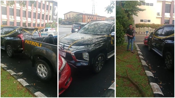 Mobil pajero milik warga dihadang debt collector di Mapolda Lampung