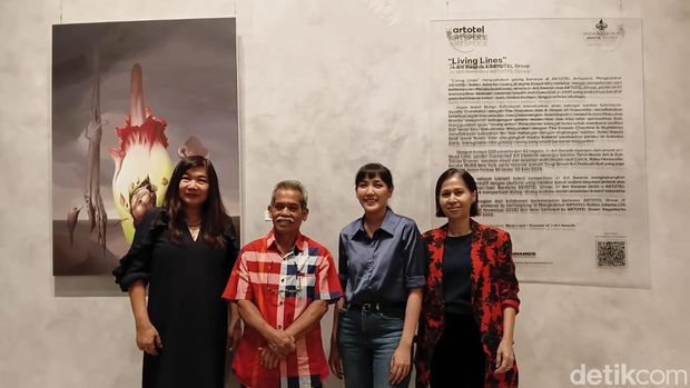 Pameran Seni Living Lines di Artotel Suites Mangkuluhur