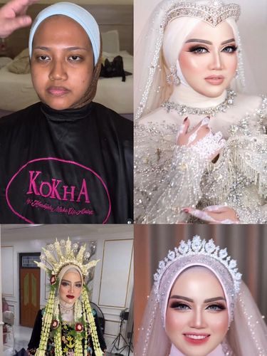 Beredar viral di media sosial pengantin wanita yang menikah dengan anak pemilik pondok pesantren di Madura, Jawa Timur. Dekorasi, prosesi, riasan makeup hingga busana pernikahannya menjadi sorotan warganet.