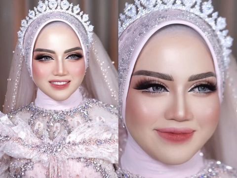 Beredar viral di media sosial pengantin wanita yang menikah dengan anak pemilik pondok pesantren di Madura, Jawa Timur. Dekorasi, prosesi, riasan makeup hingga busana pernikahannya menjadi sorotan warganet.