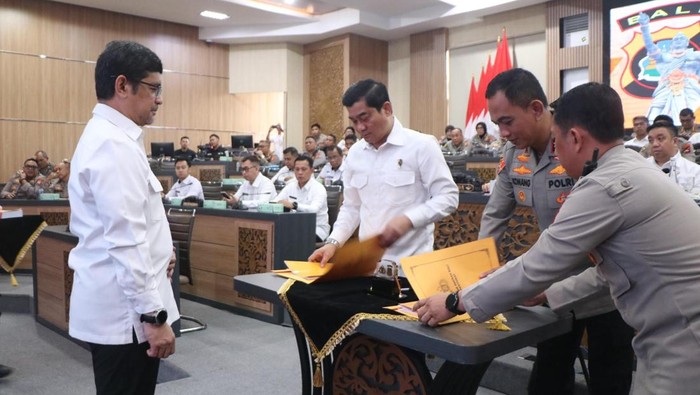 Penutupan audit kinerja dari Itwasum Polri di Ruang Rupatama Polda Bali, Senin (29/9/2025). (Dok. Polda Bali)