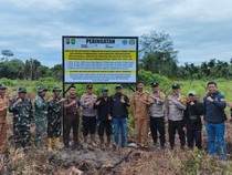 Lahan Eks Kebakaran di Inhil Dipasang Plang Peringatan, Cegah Karhutla Terulang