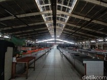 Potret Pasar Modern di Pamulang Tangsel, Banyak Kios-Los Kosong
