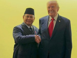 Momen Trump Sapa Prabowo di KTT Perdamaian Gaza: I See Tough Man Right Here