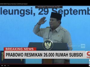Saat Prabowo Beri Hormat Eks OB dan Ojek yang Bikin Perumahan