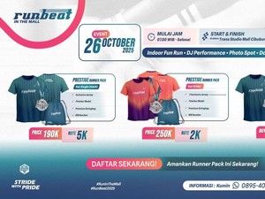 Sensasi Lari Indoor Seru Bareng RunBeat in The Mall 2025 di TSM Cibubur