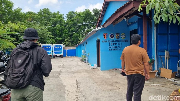 Satuan Pelayanan Pemenuhan Gizi (SPPG) Div Propam Polri Gunungkidul atau yang dikenal SPPG Sumberejo, Semin, Gunungkidul yang tidak beroperasi sementara, Senin (29/9/2025).