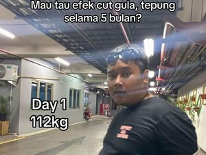 Viral Kisah Pria 112 Kg Turun 30 Kg, Netizen Takjub Lihat Hasilnya