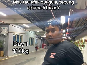Viral Kisah Pria 112 Kg Turun 30 Kg, Netizen Takjub Lihat Hasilnya