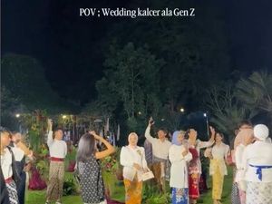 Viral Wedding Kalcer ala Gen Z, Dress Code Pakai Batik dan Musik dari Kaset