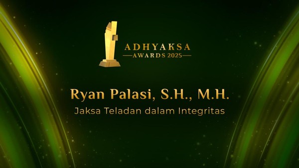 Jaksa Teladan dalam Integritas - Adhyaksa Awards 2025