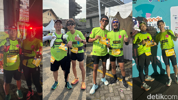 Tim Relay-8 detikcom Runners di ITB Ultra Marathon 2025