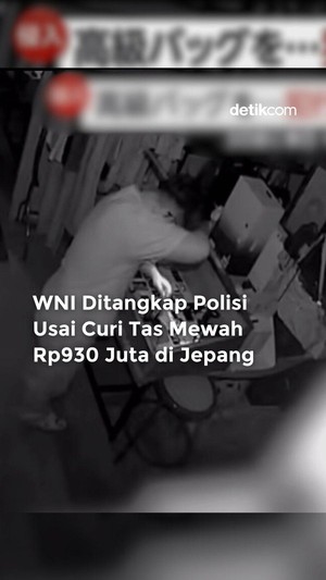 Video WNI Ditangkap Polisi Jepang Usai Curi Tas Mewah