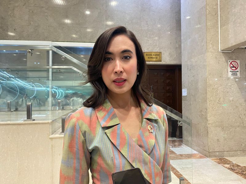Menteri Pariwisata (Menpar) Widiyanti Putri Wardhana di gedung DPR, Senayan, Jakarta Pusat, Senin (29/9/2025).