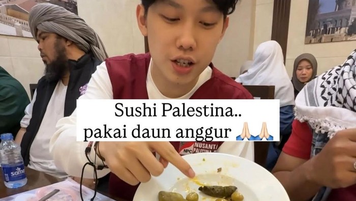 Willie Salim cicip kuliner khas Palestina