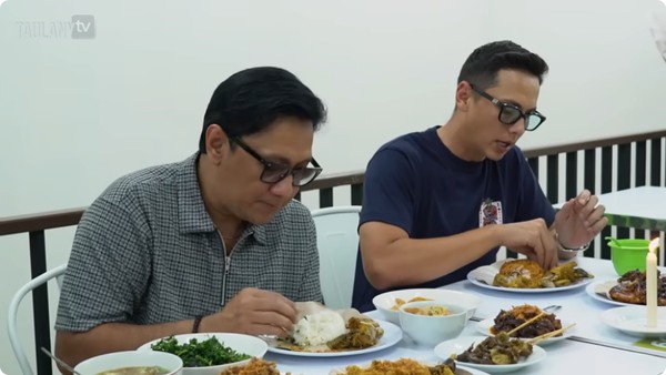 Andre Taulany Kalap Makan di Warung Nasi Ussy dan Andhika Pratama