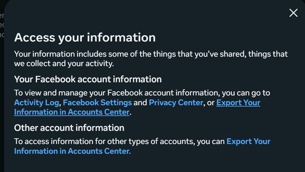 Cara melihat tanggal pembuatan akun Facebook. (Tangkapan Layar Facebook)