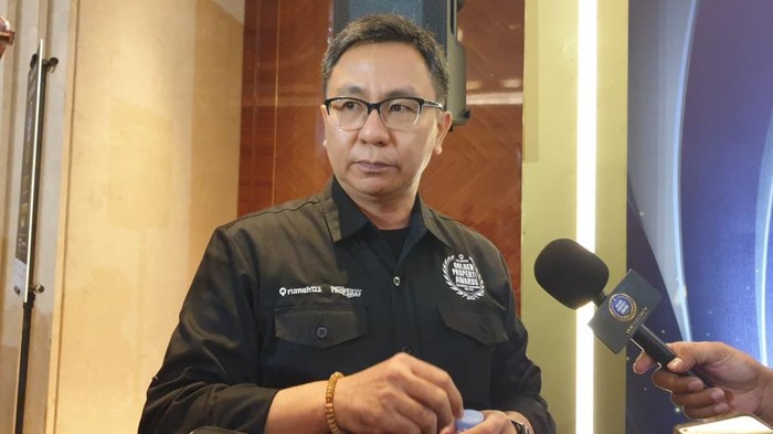 CEO Indonesia Property Watch Ali Tranghanda di Press Conference Golden Property Awards 2025: The Legacy.