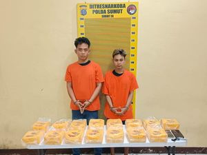 Polisi Gagalkan Pengiriman 15 Kg Sabu di Jalan Lintas Aek Nabara Sumut