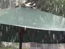 Video: Heboh Fenomena Hujan Es di Cikini Jakpus