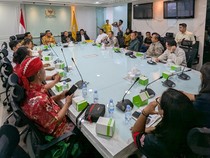 Fraksi Golkar Jateng Ketemu Baleg DPR Bareng Ojol Bahas RUU Transportasi Online