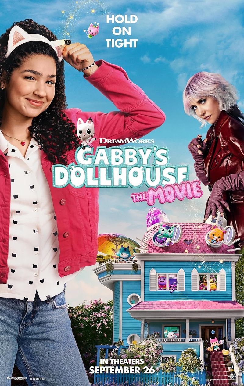 Cuplikan adegan dalam film Gabby's Dollhouse.