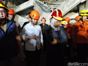 Gubernur Khofifah Jamin Perawatan Korban Ponpes Al Khoziny Ambruk Gratis