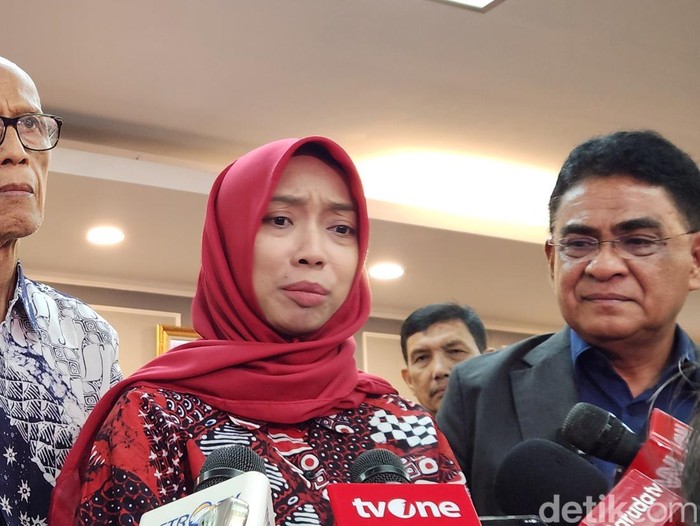 Istri diplomat Arya Daru, Meta Ayu Puspitasari (Adrial/detikcom)