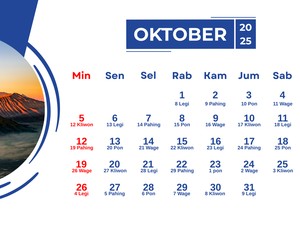 Kalender Oktober 2025: Cek Daftar Libur dan Hari Besar Nasional-Internasional!