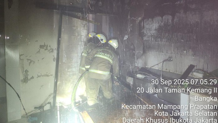 Kebakaran di Mampang, Jaksel