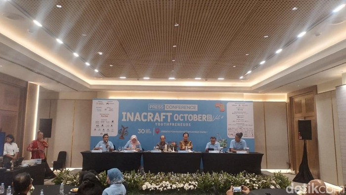 Konferensi pers INACRAFT October 2025 Vol. 4 Youthpreneurs