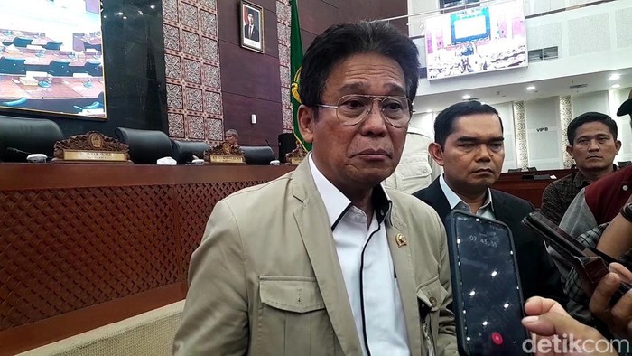 Wakil Ketua KPK Johanis Tanak saat di Kantor DPRD Sumut
