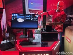 Lenovo Pamer Workstation AI di Meet & Greet Marc Marquez Jakarta