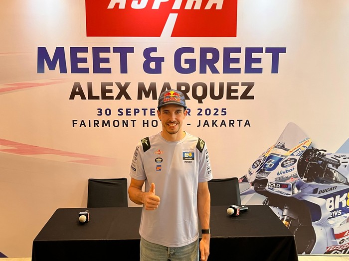 Meet & greet with Alex Marquez di Jakarta, Selasa (30/9/2025)