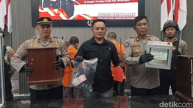 Bobol Empat Kotak Amal Masjid, Sembilan Remaja Trenggalek Ditangkap Polisi