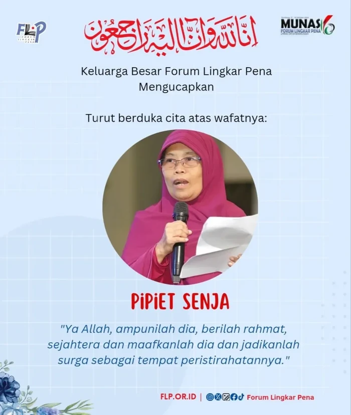 Pipiet Senja Meninggal Dunia Pipiet Senja Meninggal Dunia
