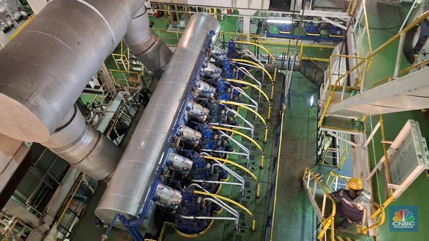 PT Pertamina International Shipping (PIS), anak usaha dari PT Pertamina (Persero) tengah melakukan peremajaan salah saru armadanya yakni kapal MT Gamkonora. (CNBC Indonesia/Chandra Dwi Pranata)